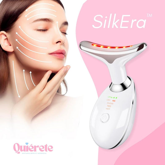 OFERTA SilkEra: Masajeador Facial Antiarrugas + Crema de Colágeno GRATIS